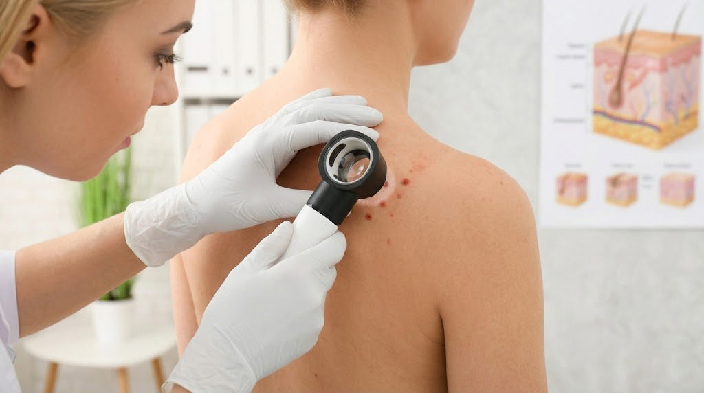 Control dermatológico de lunares en la Unidad de Cirugía y Cáncer de Piel